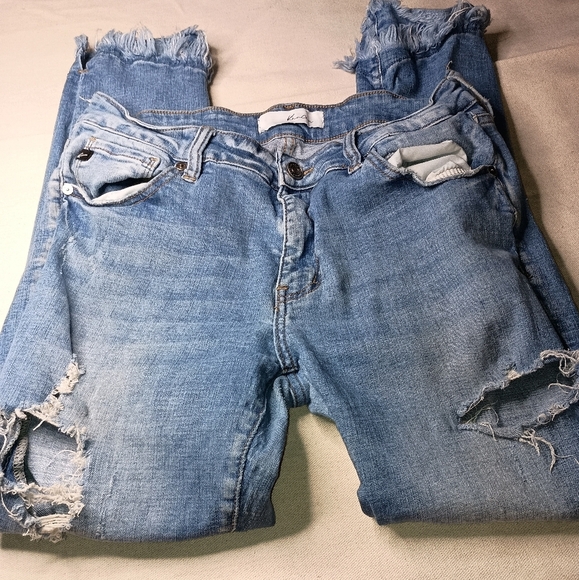 KanCan Denim - KANCAN Distressed ripped denim jeans (#802)